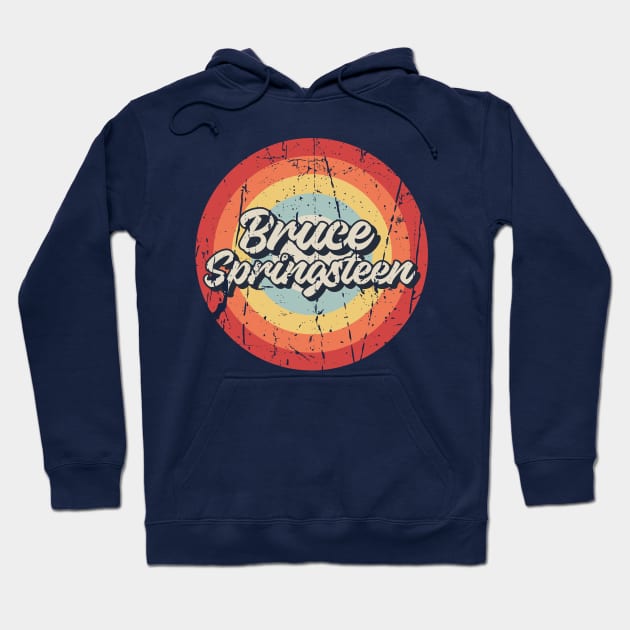 Bruce Springsteen Retro Hoodie by Jurou